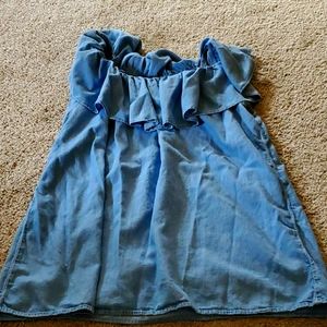 Summer chambray blouse